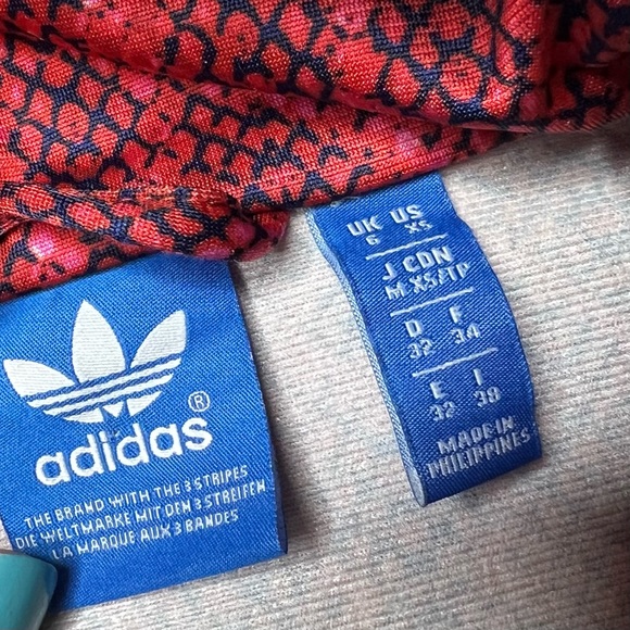 Adidas Originals Firebird Track Jacket in Red Snake Print - Picture 6 of 8